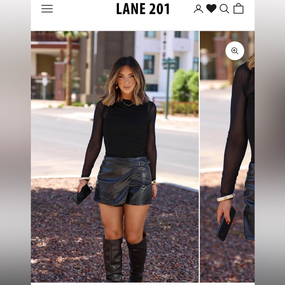 Black Sheer Sleeve Bodysuit